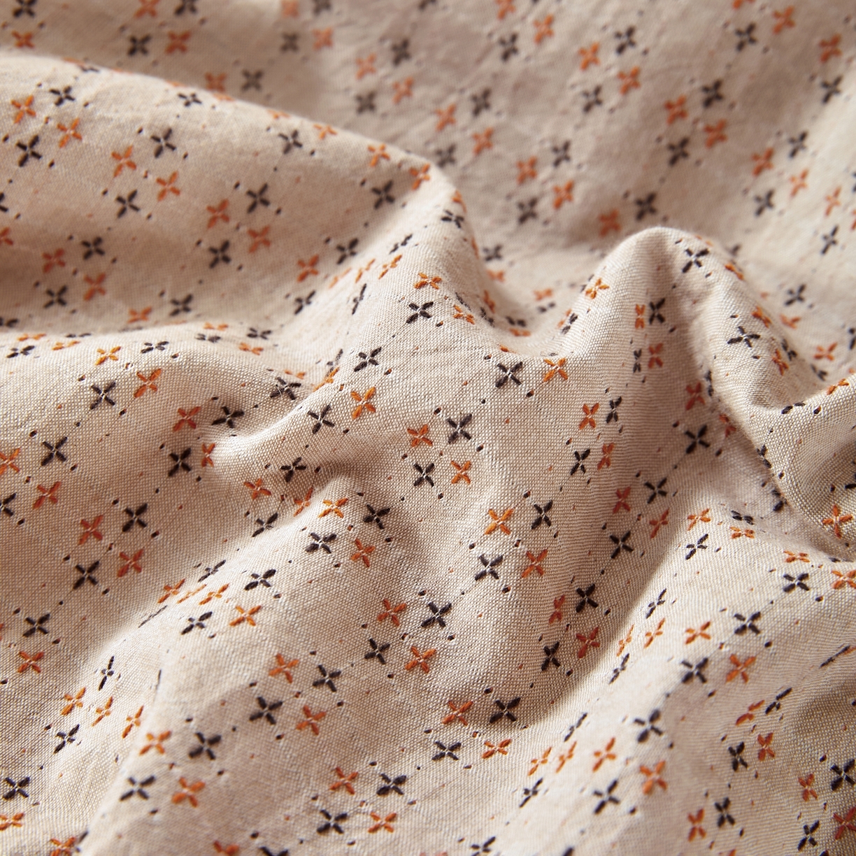 91家纺网 家纺一手货源 找家纺 吾诺家居 2026春夏新款全棉大提花棉花夏被夏凉被空调被-四叶草系列 四叶草-驼