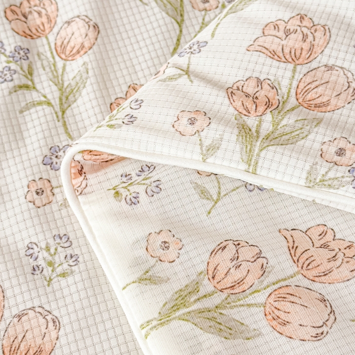 91家纺网 家纺一手货源 找家纺 帕拉美拉 2026新款A类(聚乳酸)提花凉感丝三件套夏被 花织郁梦