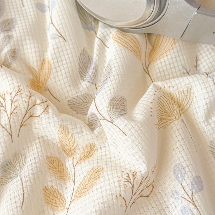 91家纺网 家纺一手货源 找家纺 帕拉美拉 2026新款A类(聚乳酸)提花凉感丝三件套夏被 穗风漫野