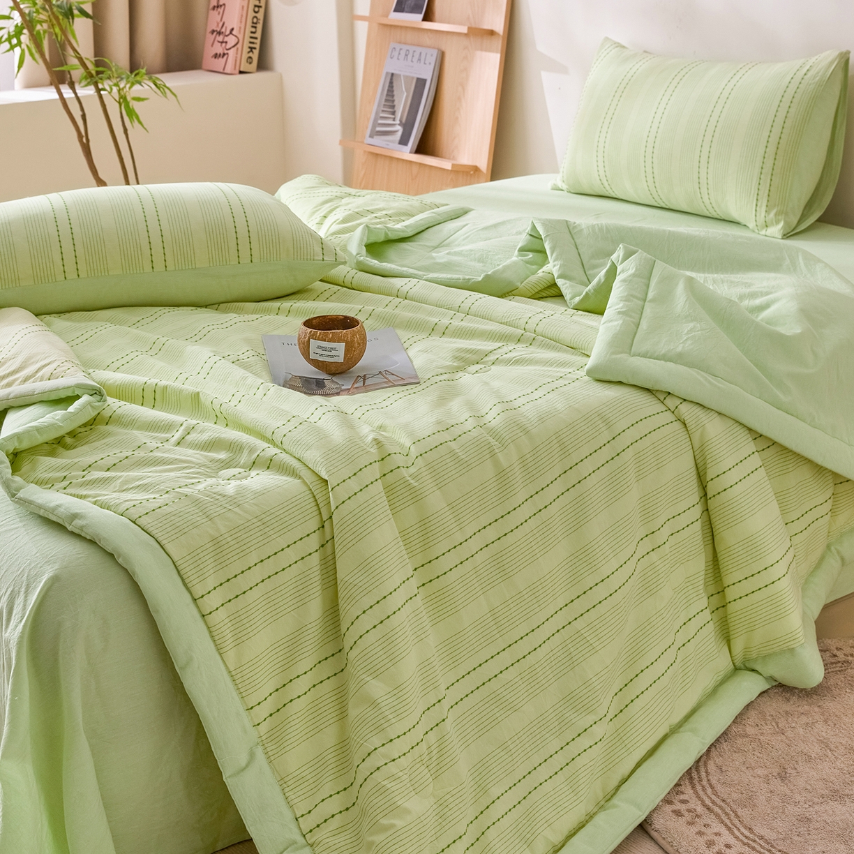 91家纺网 家纺一手货源 找家纺 （总）吾诺家居 2026春夏新款全棉大提花棉花夏被夏凉被空调被-星空系列