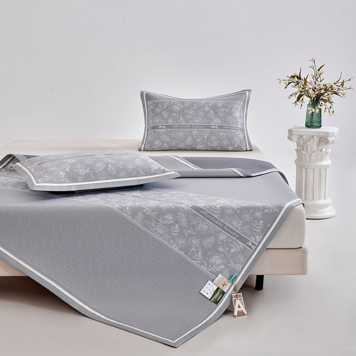 91家纺网 家纺一手货源 找家纺 （总）小牛席业 2026春夏新款轻奢半定位凉感冰丝席凉席席子系列