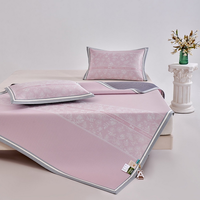 91家纺网 家纺一手货源 找家纺 （总）小牛席业 2026春夏新款轻奢半定位凉感冰丝席凉席席子系列