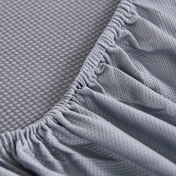 91家纺网 家纺一手货源 找家纺 小牛席业 2026春夏新款轻奢半定位凉感冰丝席凉席席子系列床笠款 轻奢半定位-蓝色 床笠款