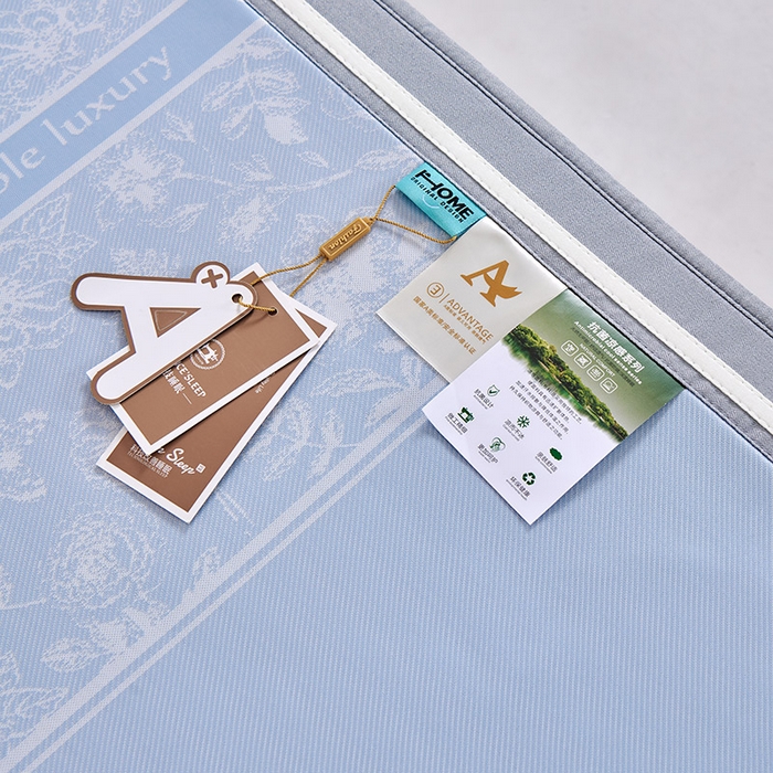 91家纺网 家纺一手货源 找家纺 小牛席业 2026春夏新款轻奢半定位凉感冰丝席凉席席子系列床笠款 轻奢半定位-蓝色 床笠款