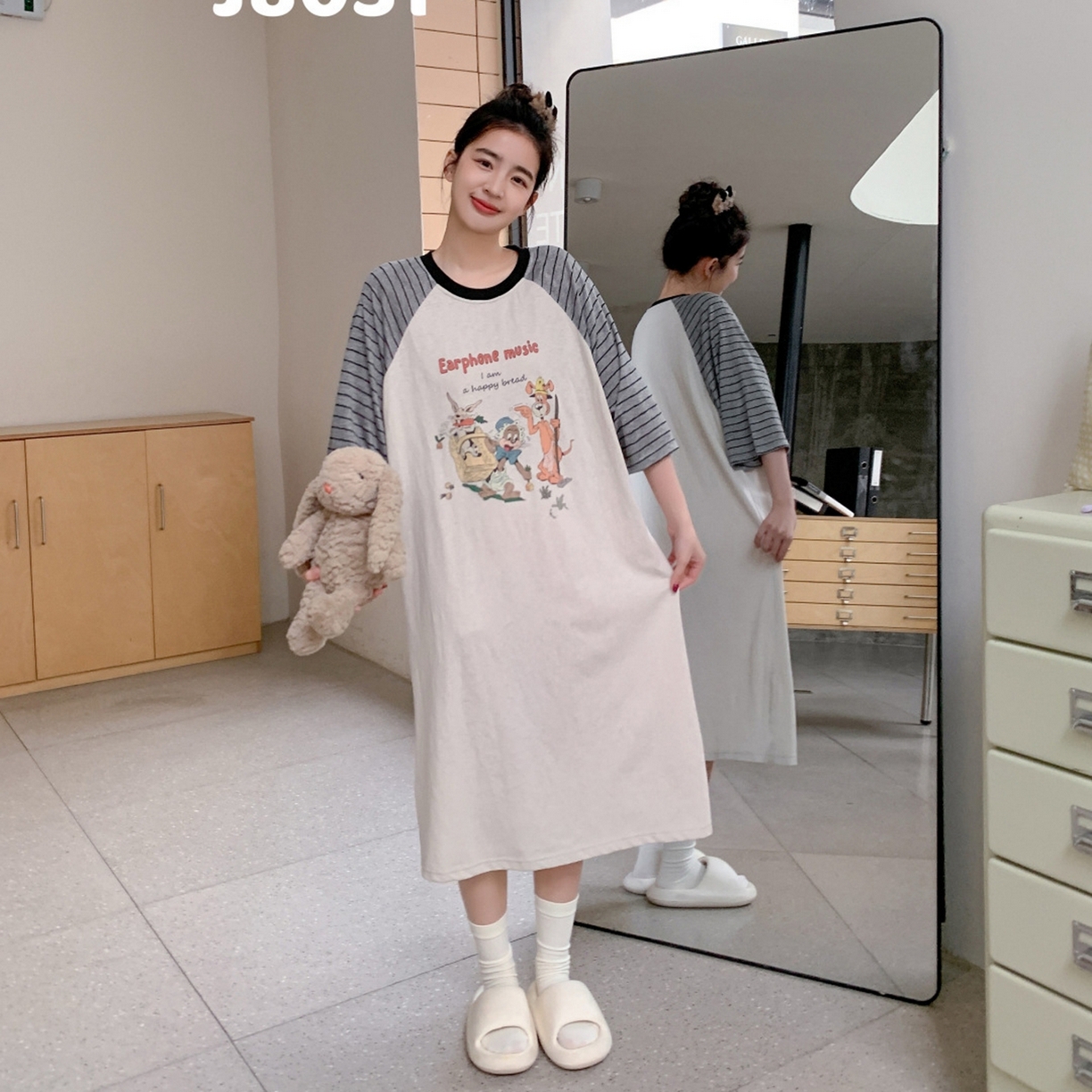 91家纺网 家纺一手货源 找家纺 （总）妍景家居生活馆 2026新款悉尼旧事睡裙