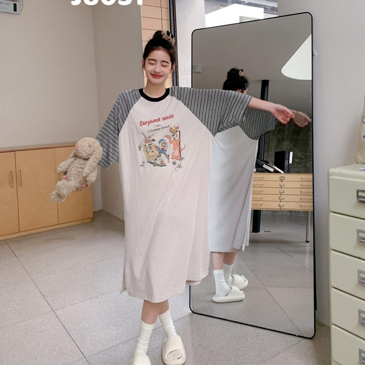 91家纺网 家纺一手货源 找家纺 （总）妍景家居生活馆 2026新款悉尼旧事睡裙