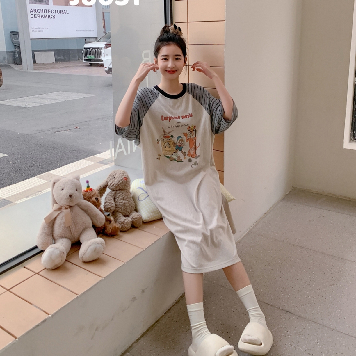 91家纺网 家纺一手货源 找家纺 （总）妍景家居生活馆 2026新款悉尼旧事睡裙