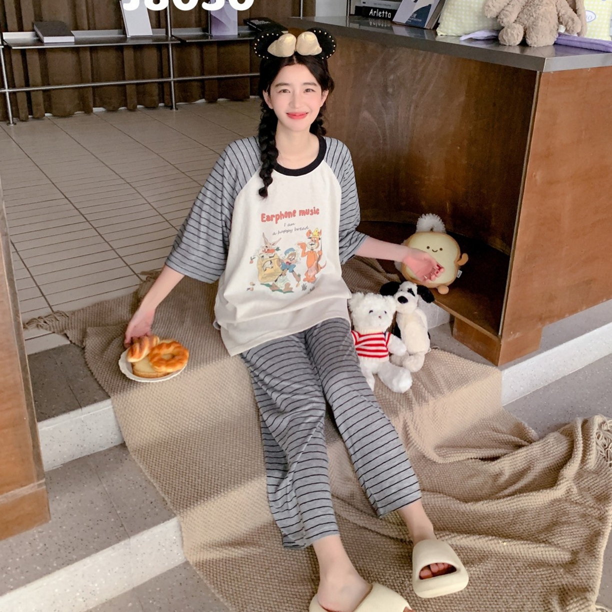 91家纺网 家纺一手货源 找家纺 （总）妍景家居生活馆 2026新款悉尼旧事套装