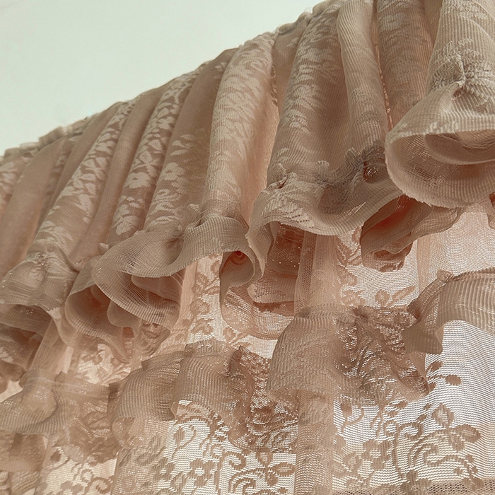 91家纺网 家纺一手货源 找家纺 （总）都市缘蚊帐 2026春夏新款单双层豪华高端蕾丝提花款导轨蚊帐-玫瑰庄园-305款