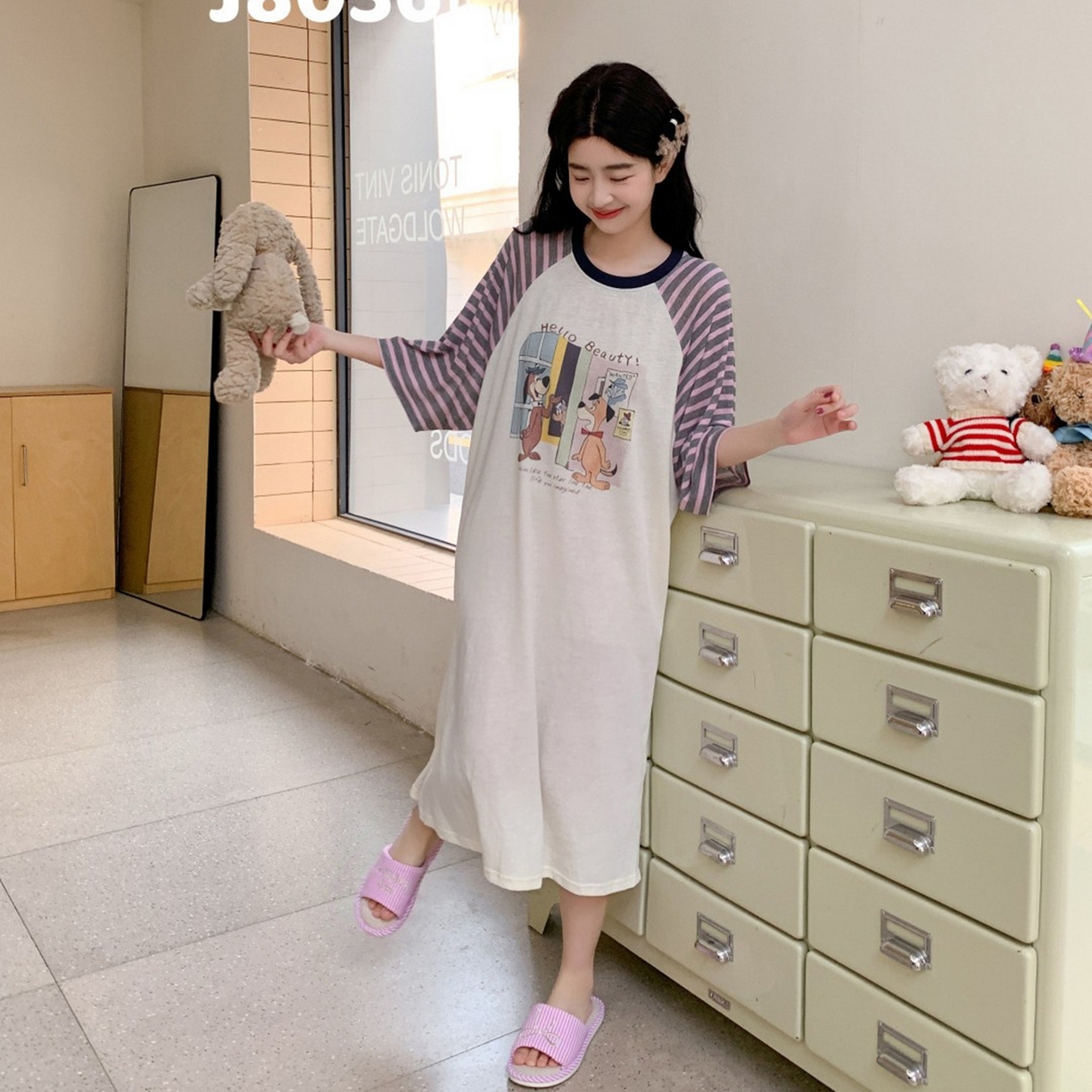 91家纺网 家纺一手货源 找家纺 （总）妍景家居生活馆 2026新款夏至恋曲睡裙