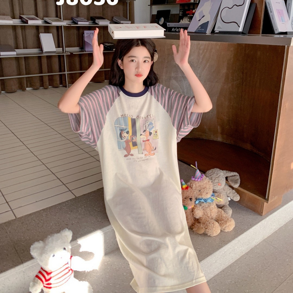 91家纺网 家纺一手货源 找家纺 妍景家居生活馆 2026新款夏至恋曲睡裙 紫色