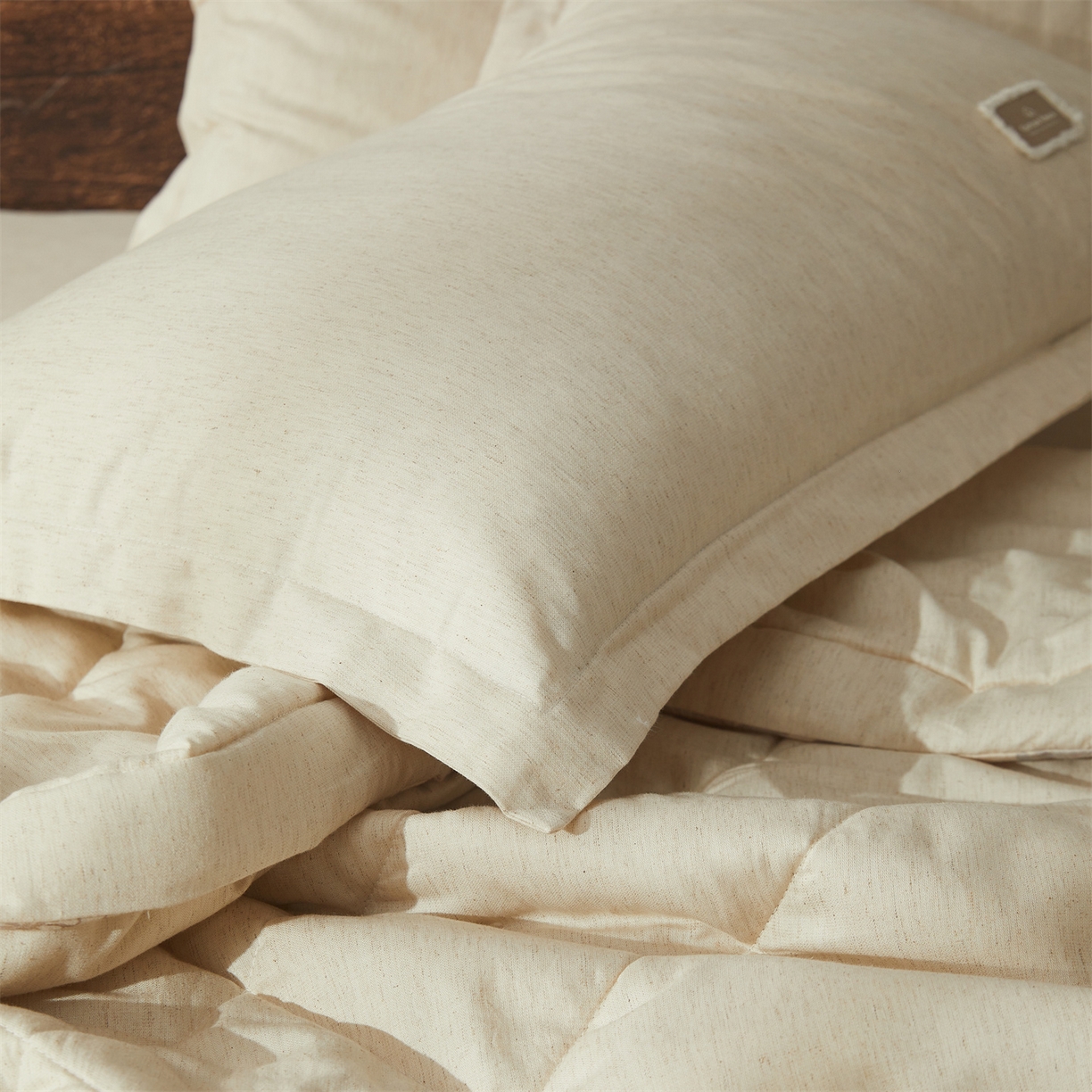 91家纺网 家纺一手货源 找家纺 西域种棉人·千百笠 2026新款A类棉麻新疆棉花夏被全棉纯棉单双人空调被夏凉被 棉麻-空白诗