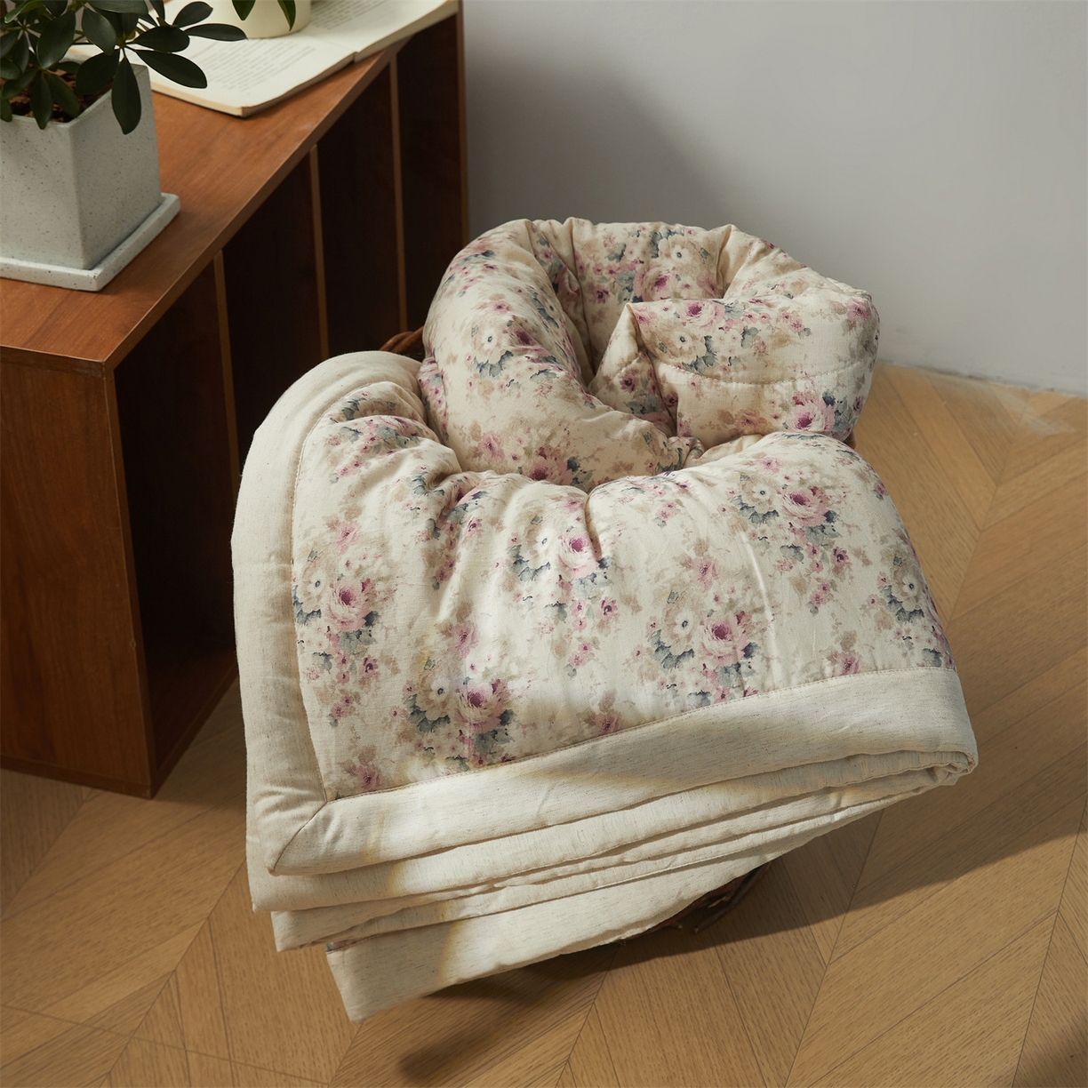 91家纺网 家纺一手货源 找家纺 西域种棉人·千百笠 2026新款A类棉麻新疆棉花夏被全棉纯棉单双人空调被夏凉被 棉麻-久野