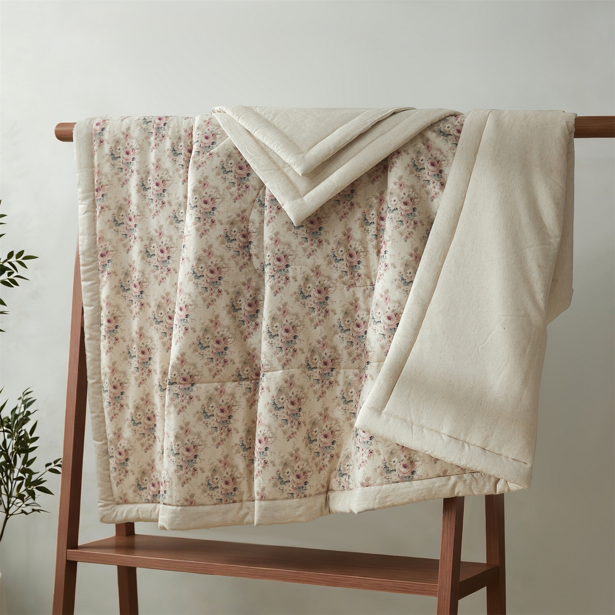 91家纺网 家纺一手货源 找家纺 西域种棉人·千百笠 2026新款A类棉麻新疆棉花夏被全棉纯棉单双人空调被夏凉被 棉麻-久野