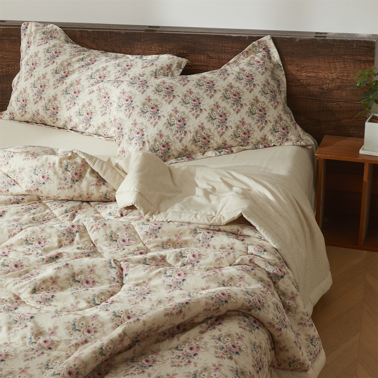 91家纺网 家纺一手货源 找家纺 西域种棉人·千百笠 2026新款A类棉麻新疆棉花夏被全棉纯棉单双人空调被夏凉被 棉麻-久野