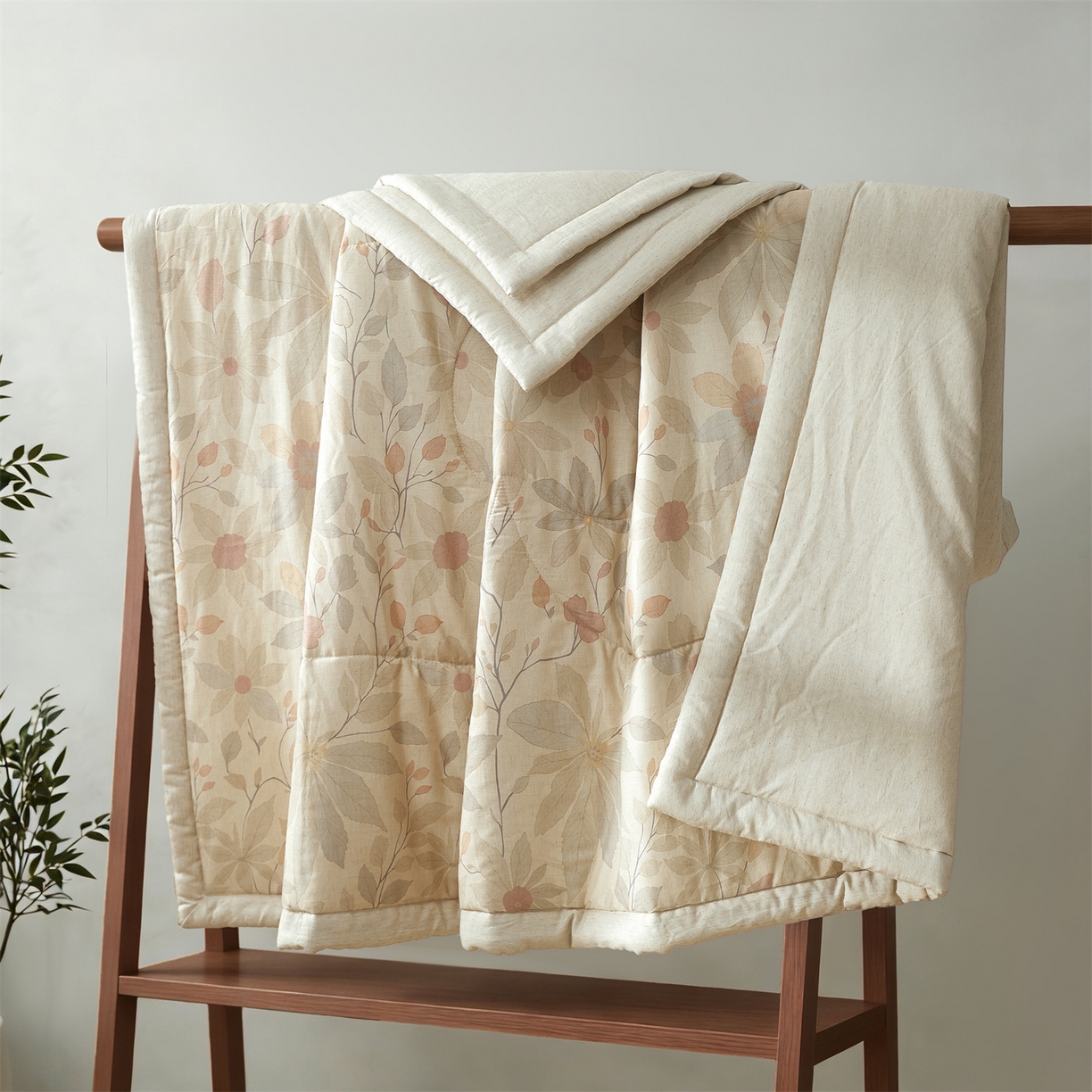 91家纺网 家纺一手货源 找家纺 西域种棉人·千百笠 2026新款A类棉麻新疆棉花夏被全棉纯棉单双人空调被夏凉被 棉麻-曼纱