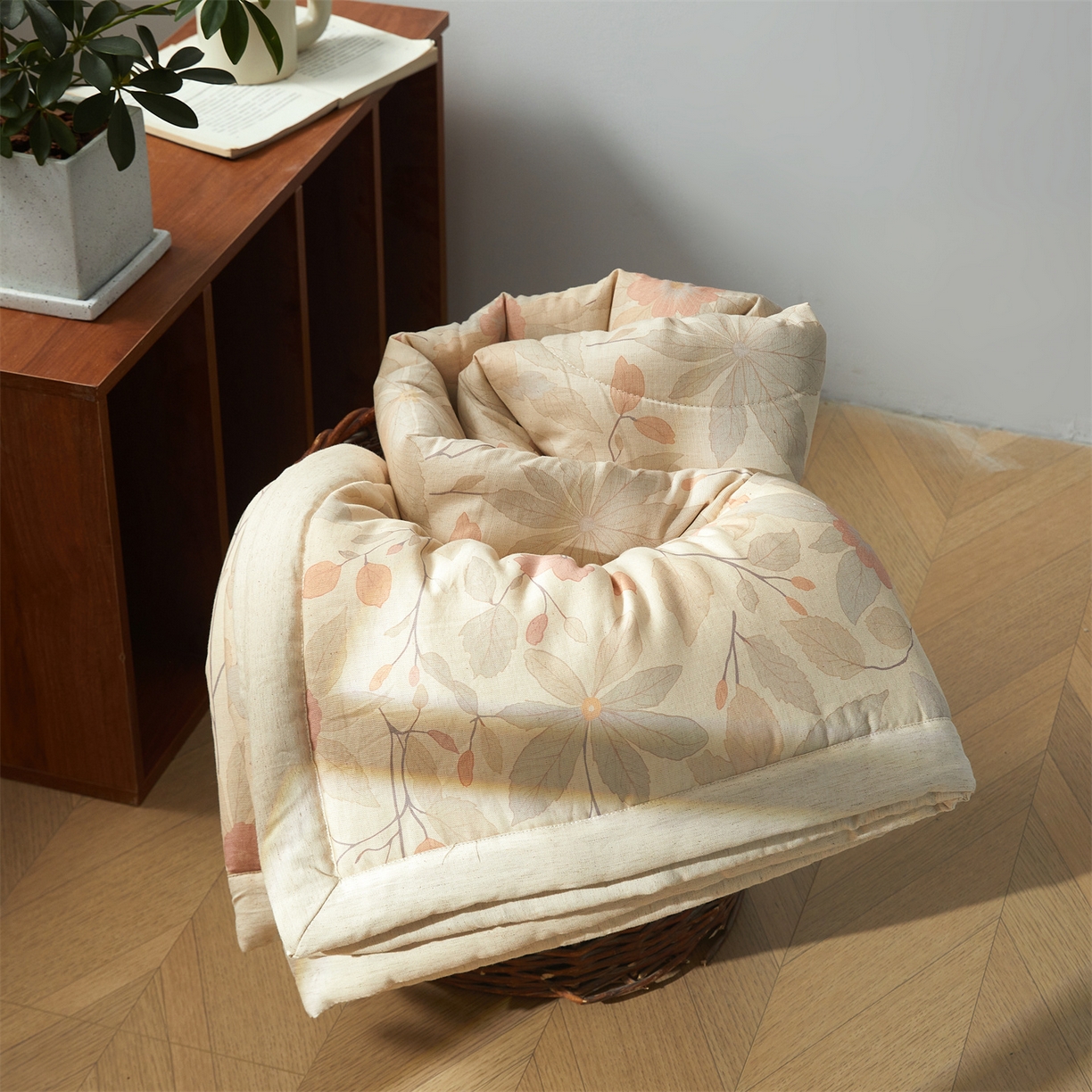 91家纺网 家纺一手货源 找家纺 西域种棉人·千百笠 2026新款A类棉麻新疆棉花夏被全棉纯棉单双人空调被夏凉被 棉麻-曼纱