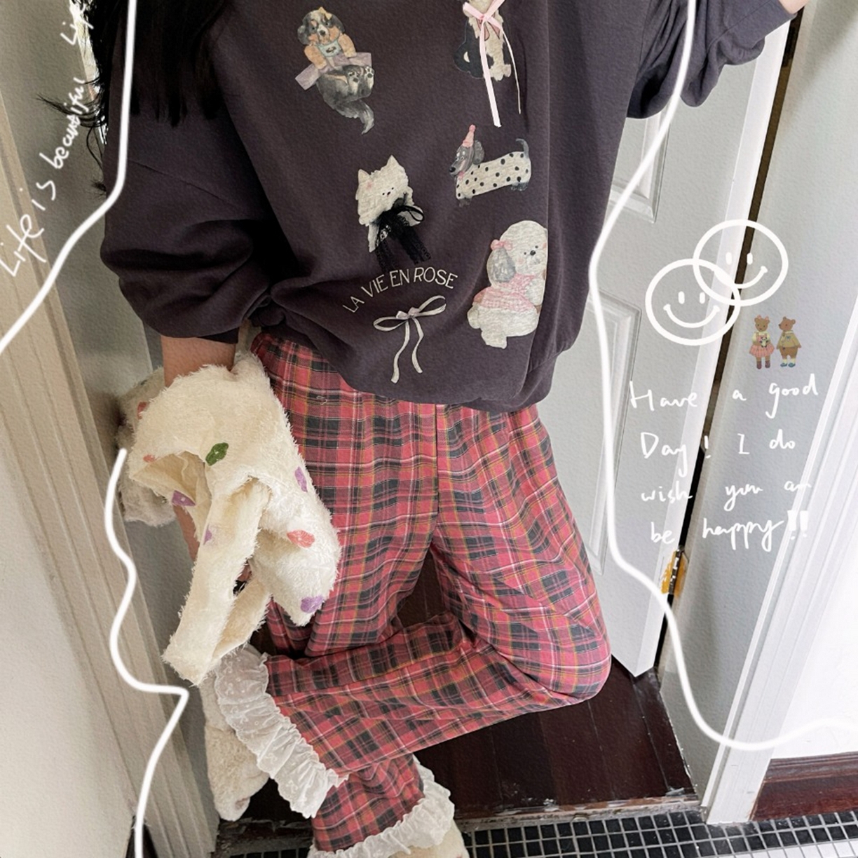 91家纺网 家纺一手货源 找家纺 （总）妍景家居生活馆 2026新款小熊家-格子裤