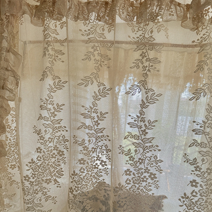 91家纺网 家纺一手货源 找家纺 （总）都市缘蚊帐 2026春夏新款单双层豪华高端蕾丝提花款导轨蚊帐-玫瑰庄园