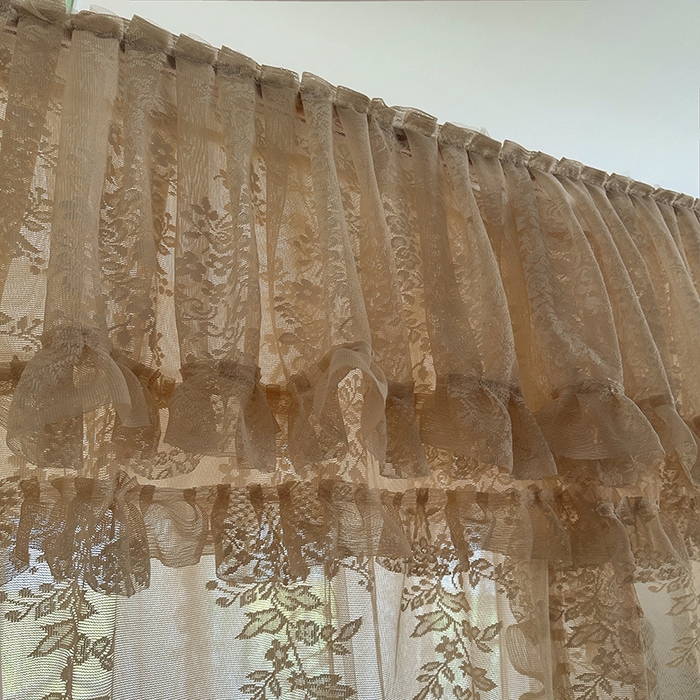 91家纺网 家纺一手货源 找家纺 （总）都市缘蚊帐 2026春夏新款单双层豪华高端蕾丝提花款导轨蚊帐-玫瑰庄园