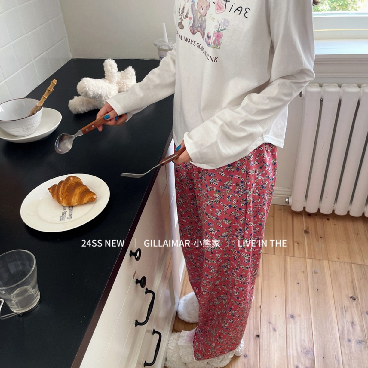 91家纺网 家纺一手货源 找家纺 （总）妍景家居生活馆 2026新款小熊家-晚餐熊