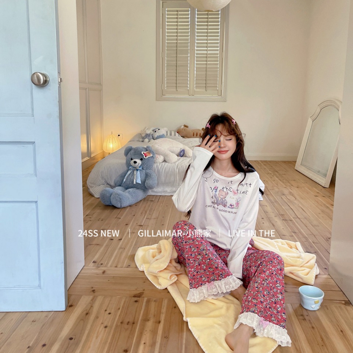 91家纺网 家纺一手货源 找家纺 （总）妍景家居生活馆 2026新款小熊家-晚餐熊