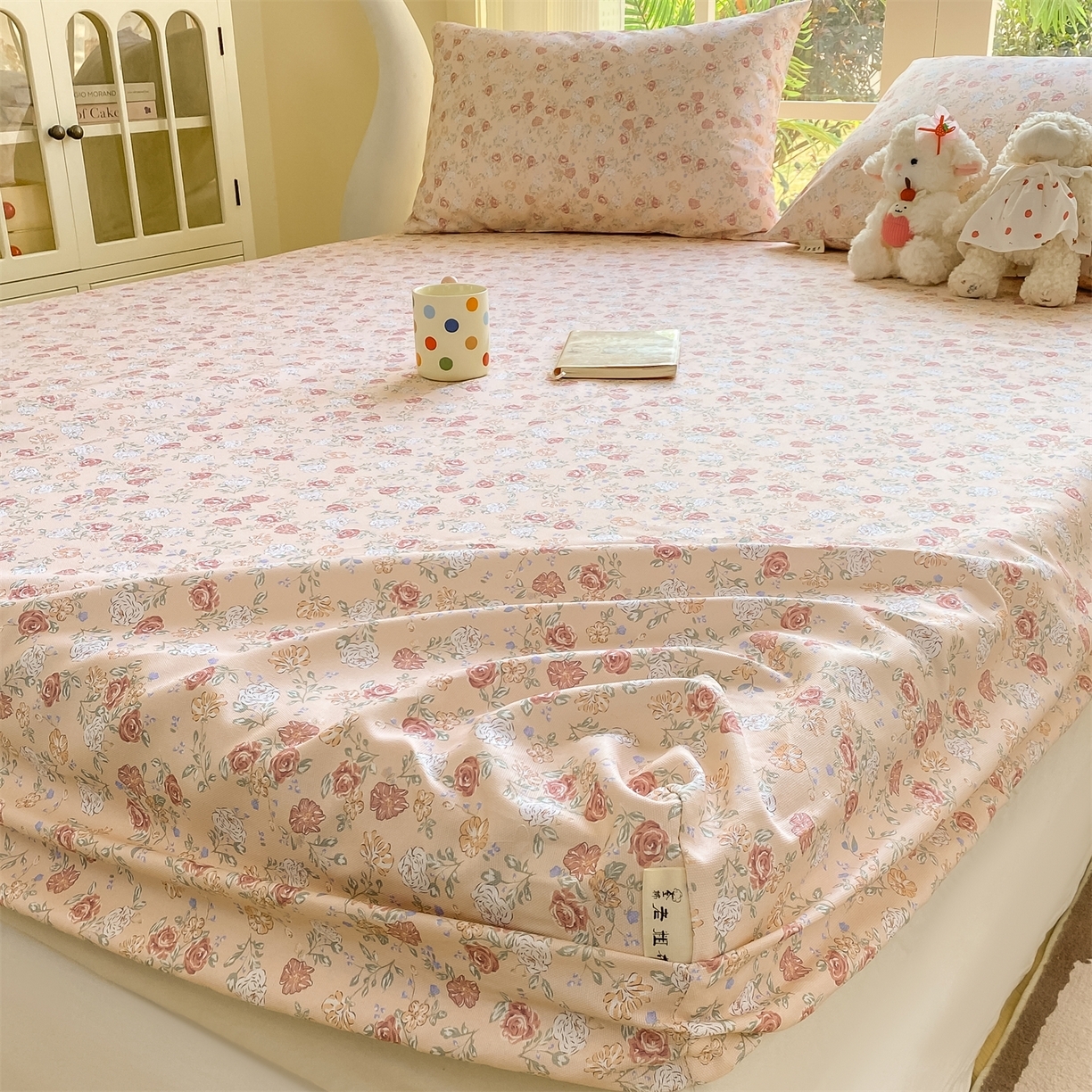 91家纺网 家纺一手货源 找家纺 （总）源舍家纺 2026新款全棉纯棉老粗布单床笠床笠单件