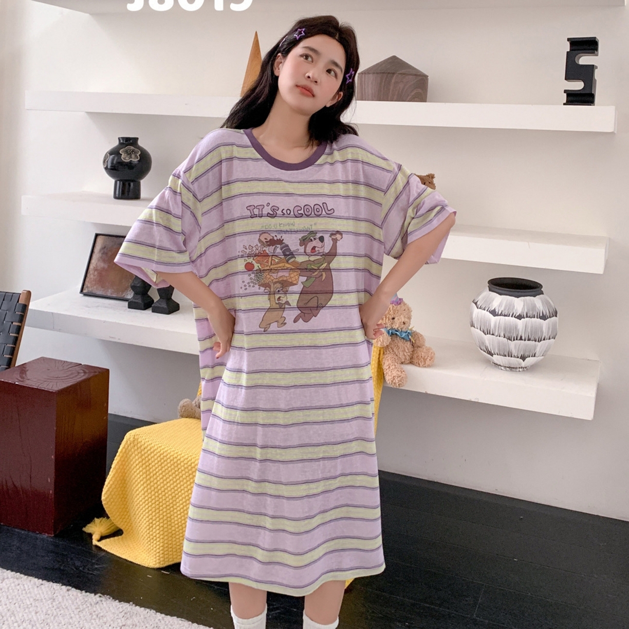 91家纺网 家纺一手货源 找家纺 （总）妍景家居生活馆 2026新款星野幽梦睡裙