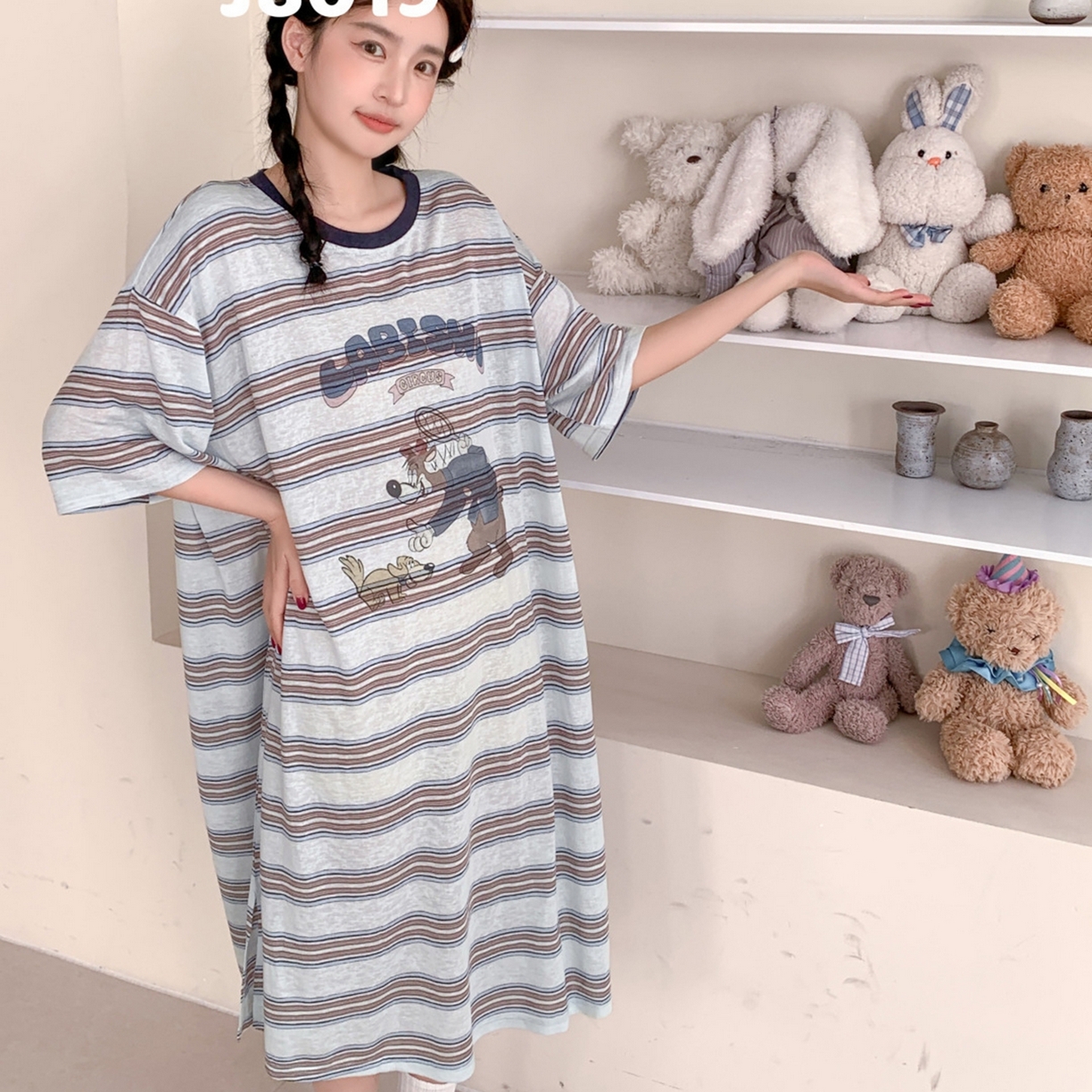 91家纺网 家纺一手货源 找家纺 妍景家居生活馆 2026新款星野幽梦睡裙 绿色