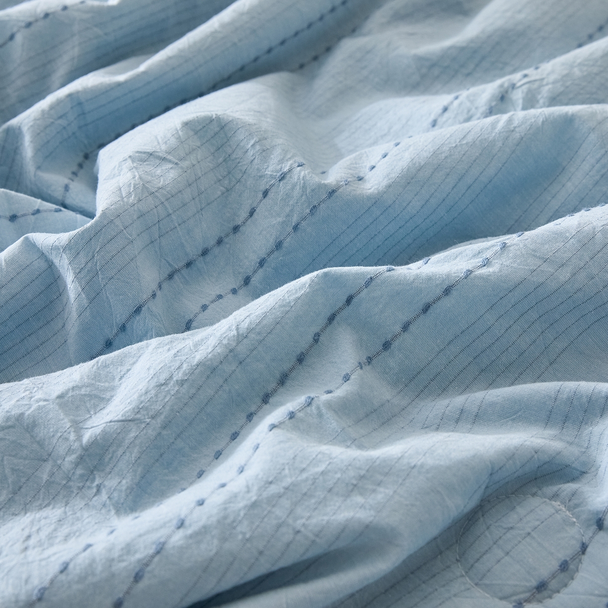 91家纺网 家纺一手货源 找家纺 吾诺家居 2026春夏新款全棉大提花棉花夏被夏凉被空调被-星空系列 星空-天兰