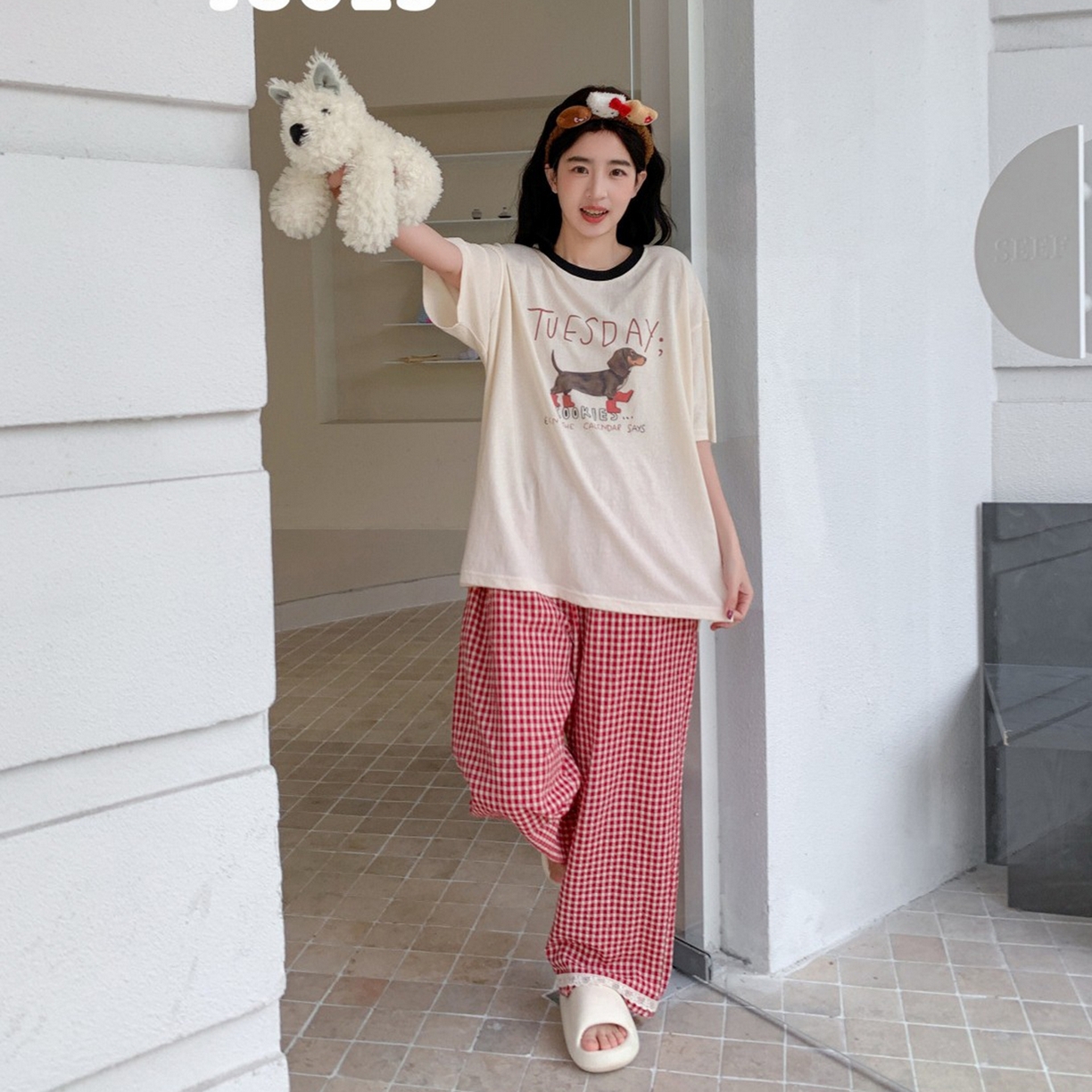 91家纺网 家纺一手货源 找家纺 妍景家居生活馆 2026新款悦动旋律套装 红色