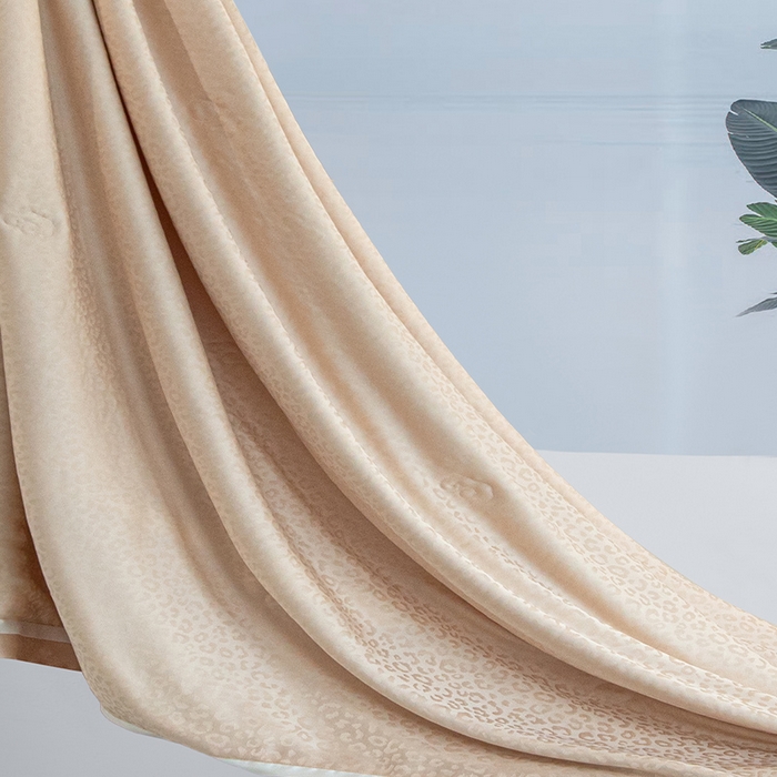 91家纺网 家纺一手货源 找家纺 （总）2026春夏新款100S兰精天丝豹纹提花可水洗桑蚕丝夏凉被空调被100蚕丝填充