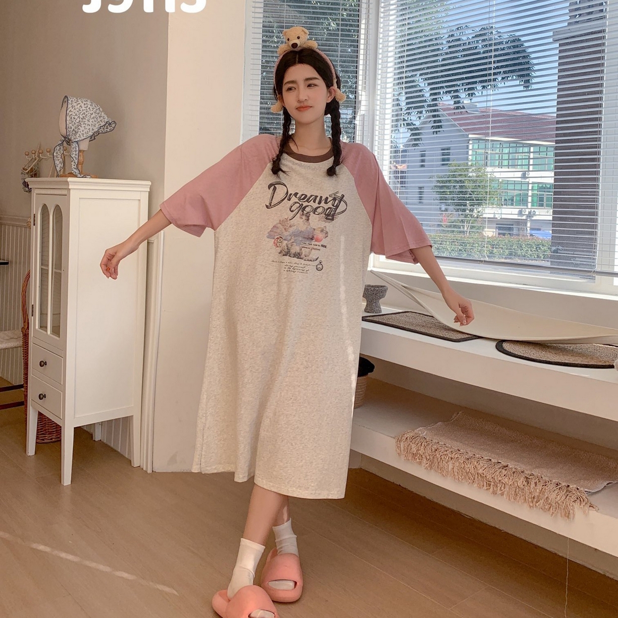 91家纺网 家纺一手货源 找家纺 （总）妍景家居生活馆 2026新款逐梦精灵懒人裙