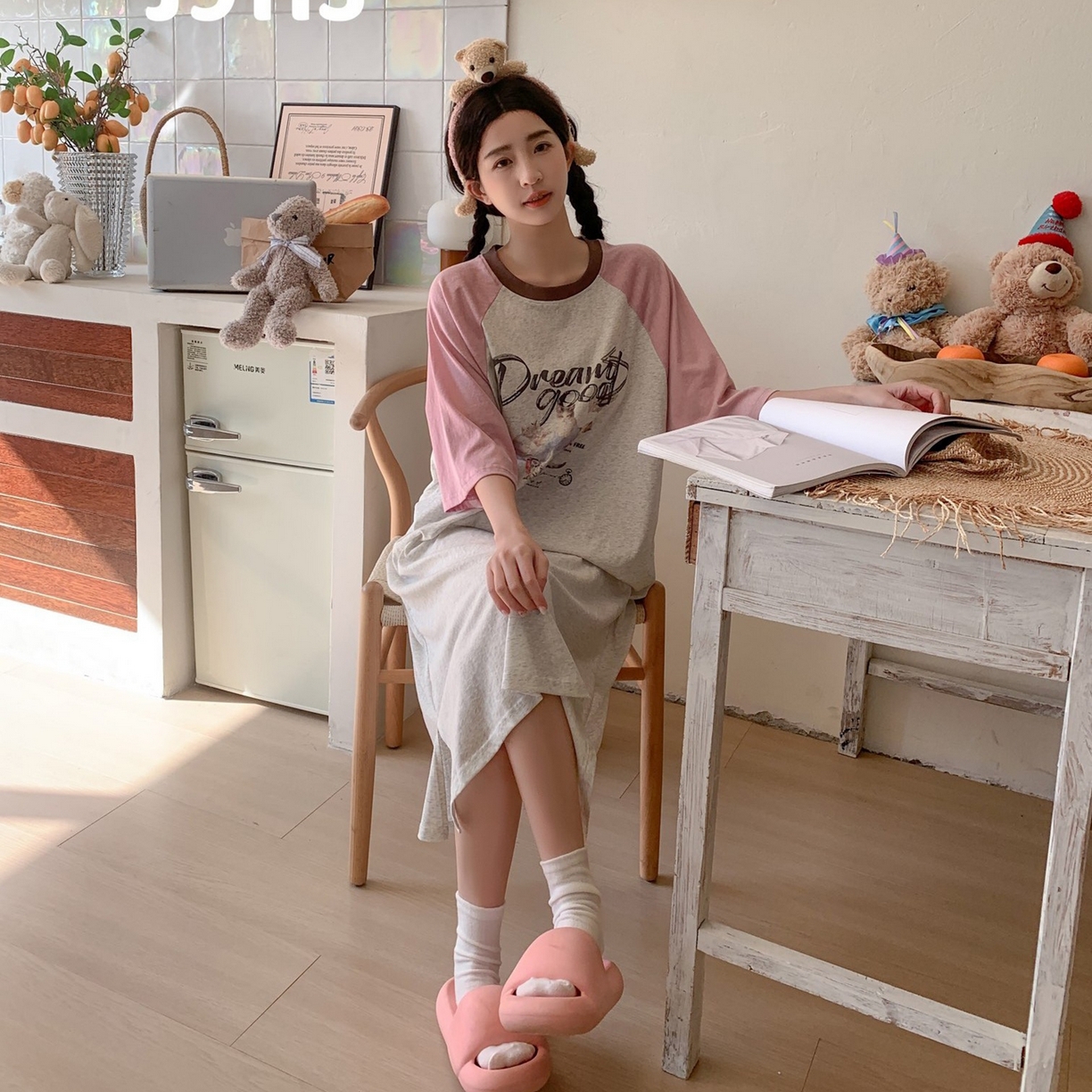 91家纺网 家纺一手货源 找家纺 （总）妍景家居生活馆 2026新款逐梦精灵懒人裙