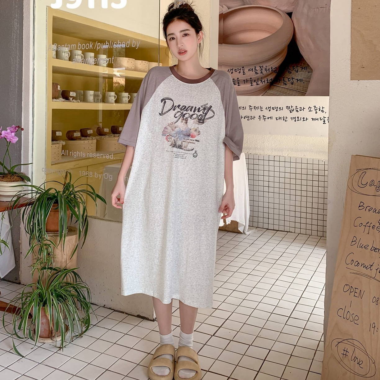 91家纺网 家纺一手货源 找家纺 妍景家居生活馆 2026新款逐梦精灵懒人裙 奶咖