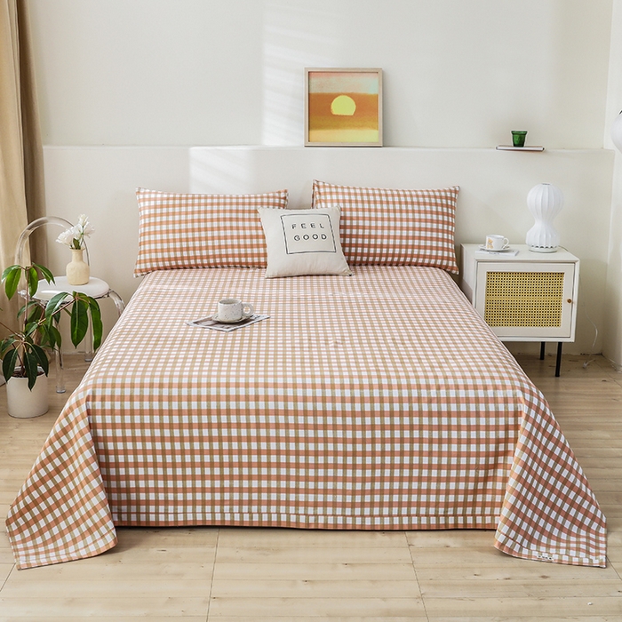 91家纺网 家纺一手货源 找家纺 （总）大元 2026新款全棉纯棉老粗布凉席席子单床单 床单单件