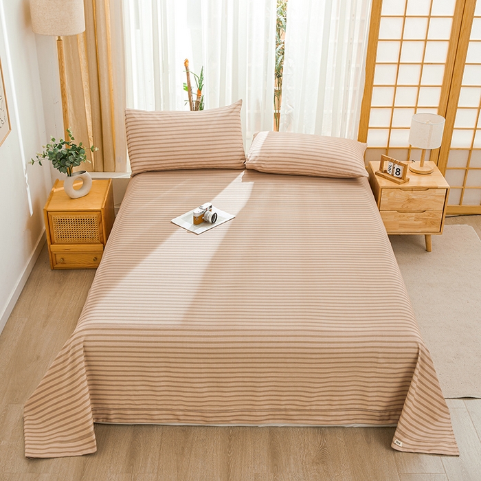 91家纺网 家纺一手货源 找家纺 （总）大元 2026新款全棉纯棉老粗布凉席席子单床单 床单单件