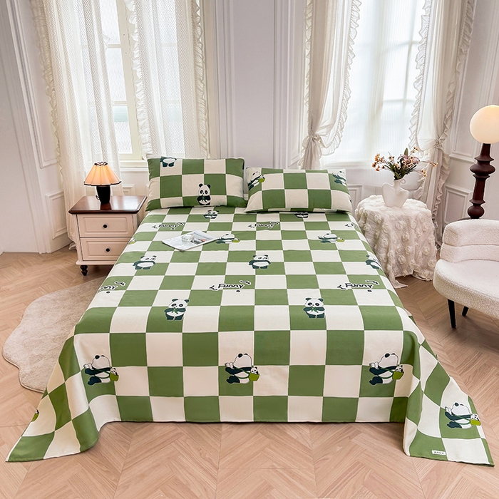 91家纺网 家纺一手货源 找家纺 （总）大元 2026新款全棉纯棉老粗布凉席席子单床单 床单单件