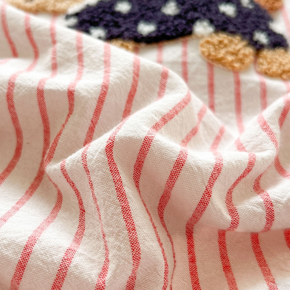 91家纺网 家纺一手货源 找家纺 一加一 2026新款全棉色织水洗棉毛巾绣大豆夏被夏凉被空调被-腊肠狗 腊肠狗-樱花