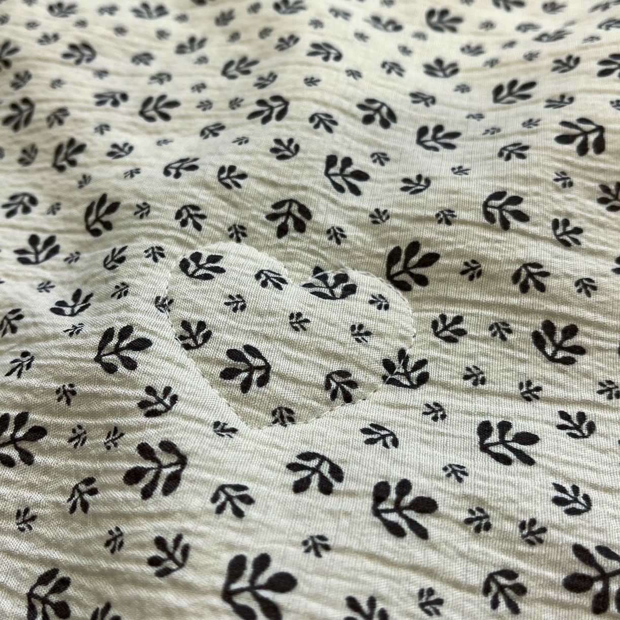 91家纺网 家纺一手货源 找家纺 一加一 2026新款复古碎花双层纱大豆夏被夏凉被空调被-纱边花眠 叶影