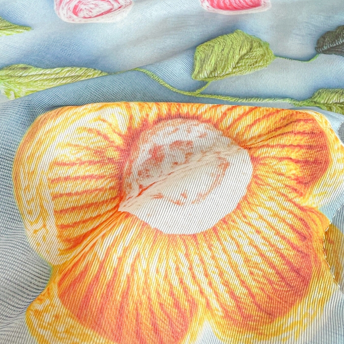 91家纺网 家纺一手货源 找家纺 栩裕纺织 2026新款（常年不断货）5D立体凉感丝夏被仿锦氨空调被冰淇淋夏凉被 小花园