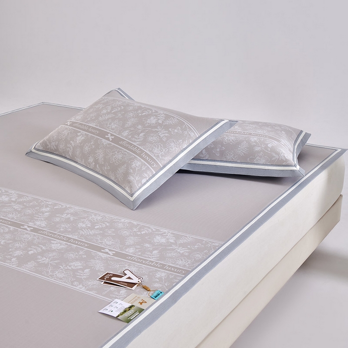 91家纺网 家纺一手货源 找家纺 （总）小牛席业 2026春夏新款轻奢半定位凉感冰丝席凉席席子系列