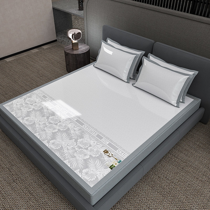 91家纺网 家纺一手货源 找家纺 （总）小牛席业 2026春夏新款半定位大提花凉感冰丝席凉席席子系列