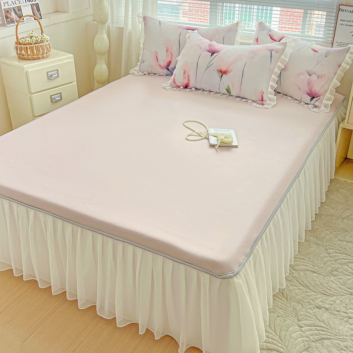 91家纺网 家纺一手货源 找家纺 栩裕纺织 2026新款（常年不断货）夏被凉感丝包边夏凉被跑量款空调被礼品被 梦思-红