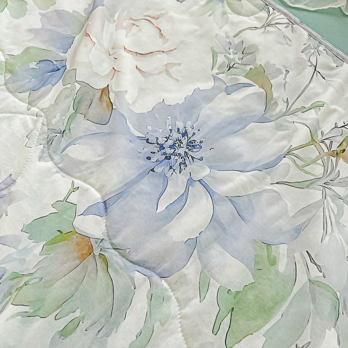 91家纺网 家纺一手货源 找家纺 栩裕纺织 2026新款（常年不断货）夏被凉感丝包边夏凉被跑量款空调被礼品被 繁花