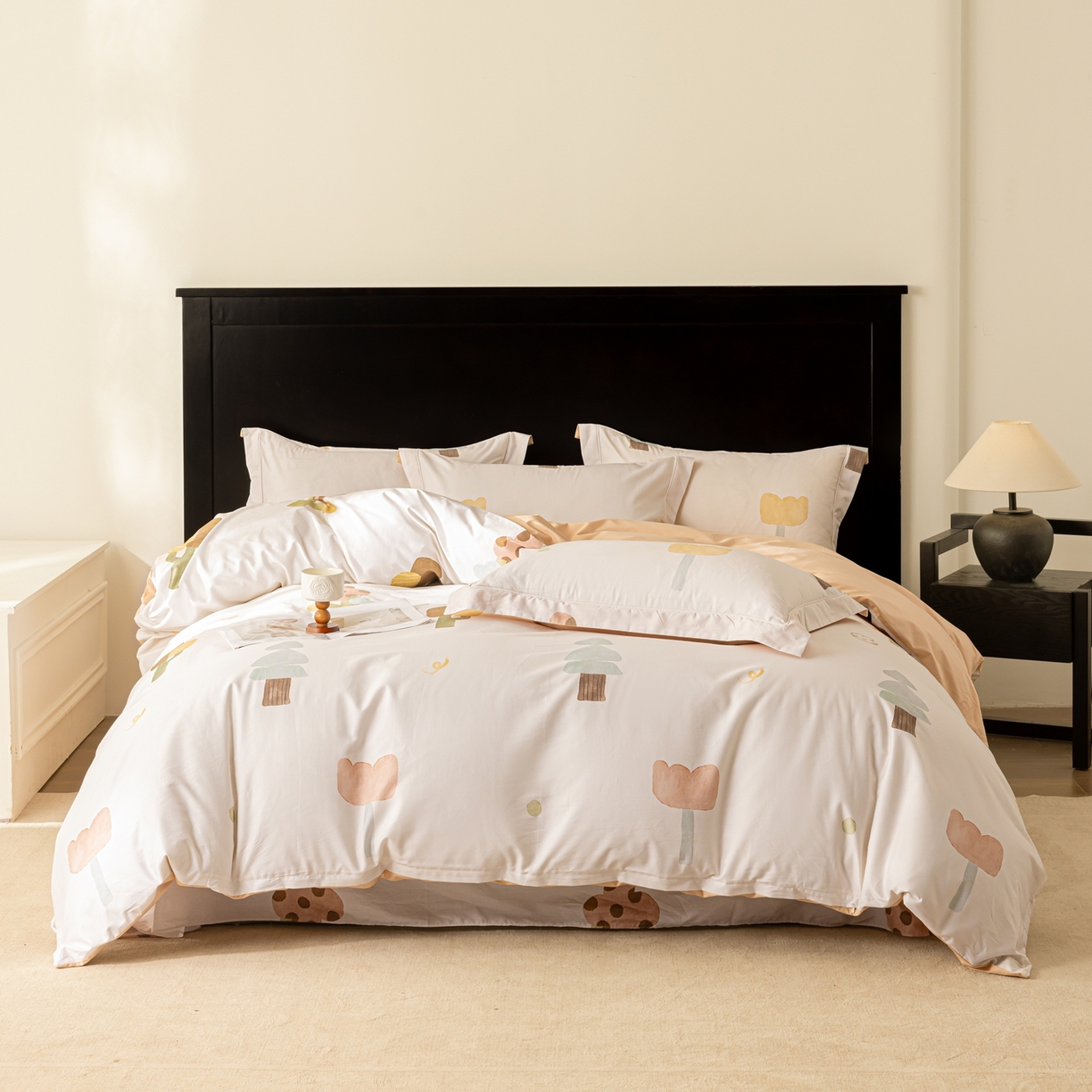 91家纺网 家纺一手货源 找家纺 （总）莱豫家纺 2026新款亚麻棉四件套