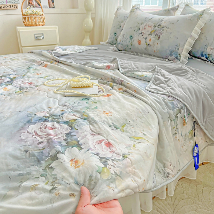 91家纺网 家纺一手货源 找家纺 栩裕纺织 2026新款（常年不断货）夏被凉感丝包边夏凉被跑量款空调被礼品被 探戈