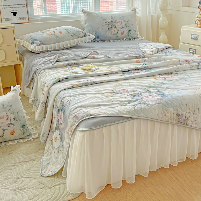 91家纺网 家纺一手货源 找家纺 栩裕纺织 2026新款（常年不断货）夏被凉感丝包边夏凉被跑量款空调被礼品被 探戈