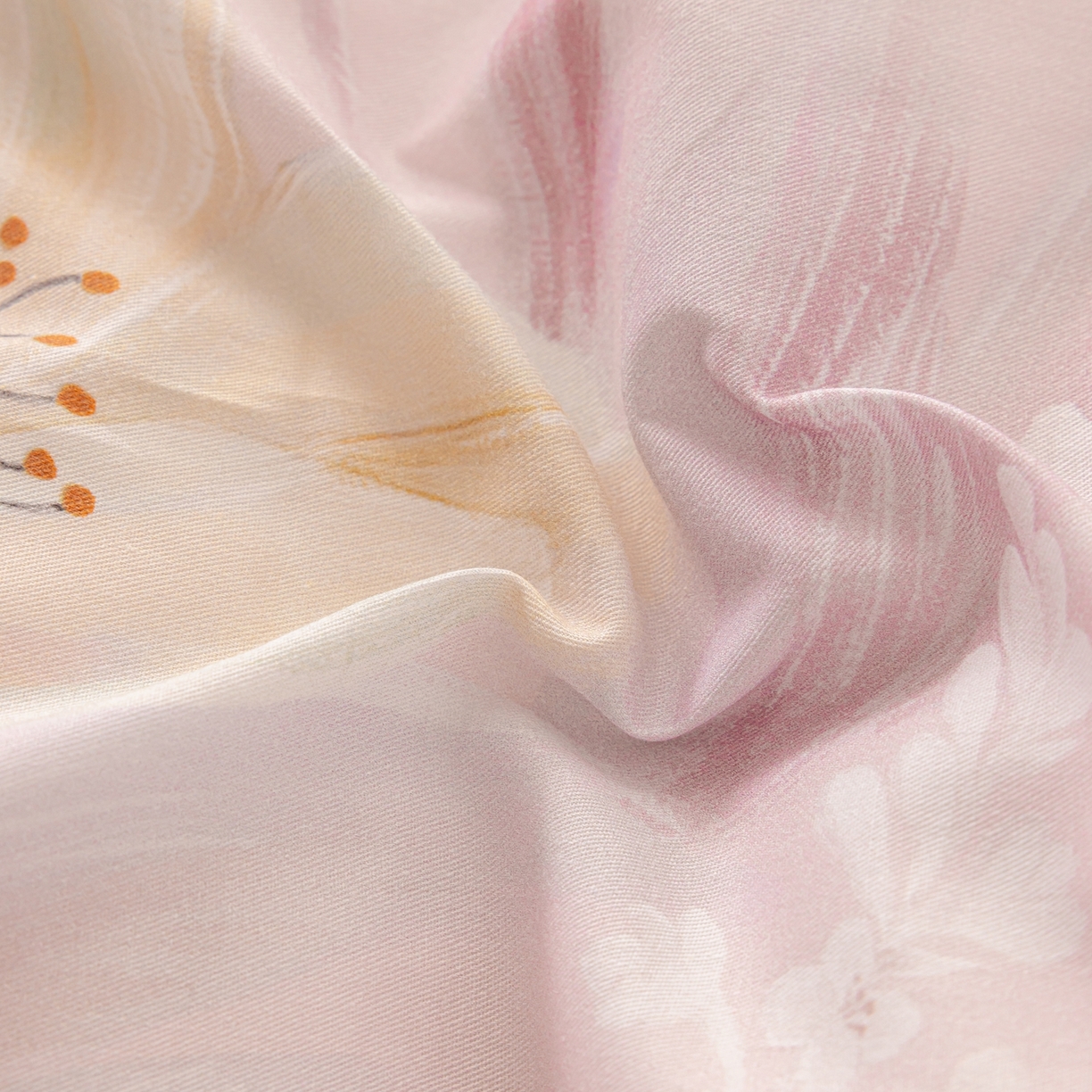 91家纺网 家纺一手货源 找家纺 莱豫家纺 2026新款50s阿克苏长绒棉数码印花四件套 依萱