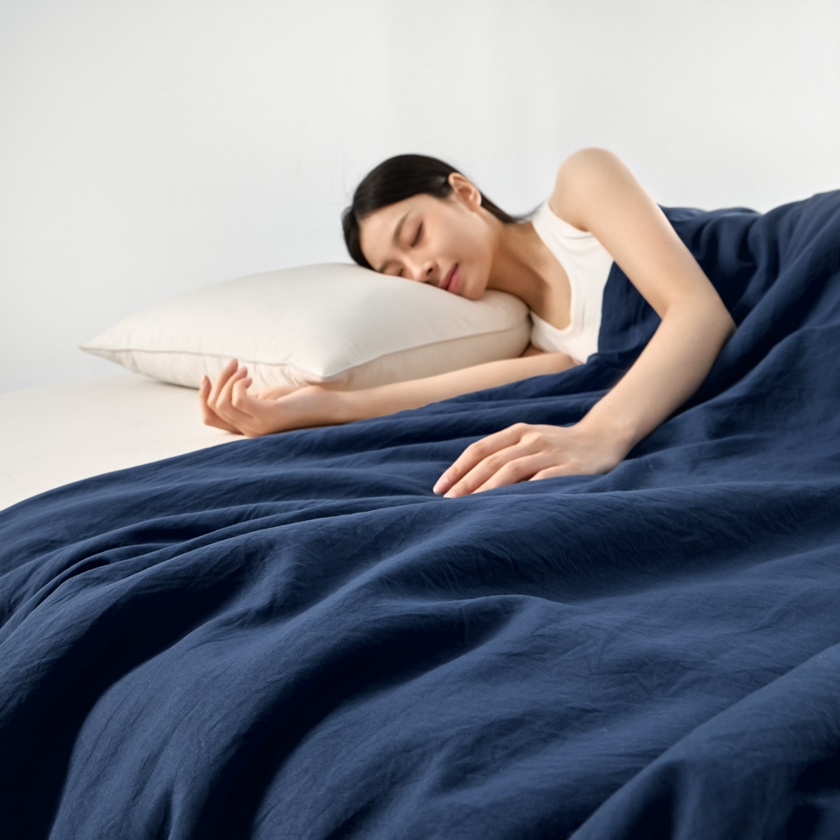 91家纺网 家纺一手货源 找家纺 恒科家纺 2026春夏新款星球酒店某朵同款深睡控温四季被.Pro3.0夏凉被春秋被 深睡蓝